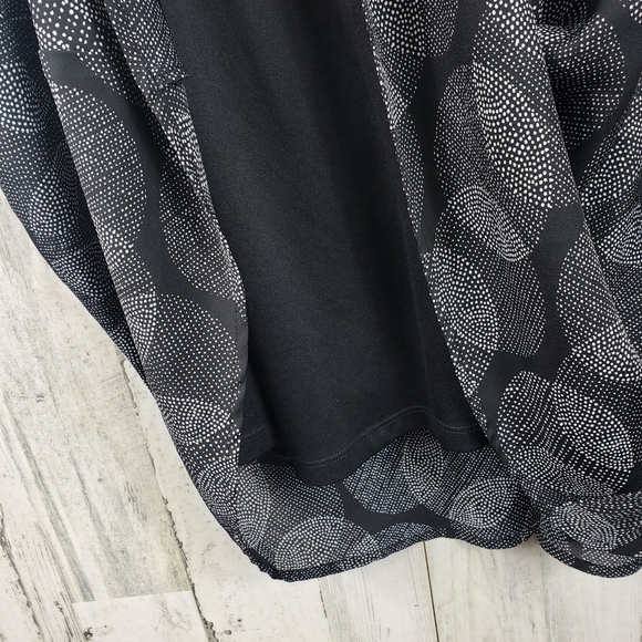 Roz and Ali black white maxi skirt women's size XS - Picture 4 of 8